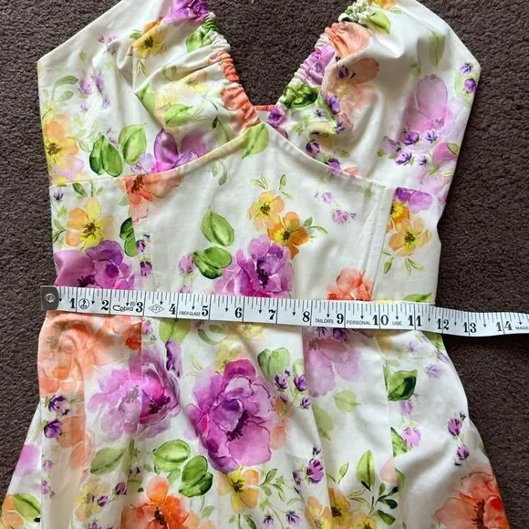 NWT Favorite Daughter Halting Traffic Dress in Oahu Watercolor - Picture 12 of 15